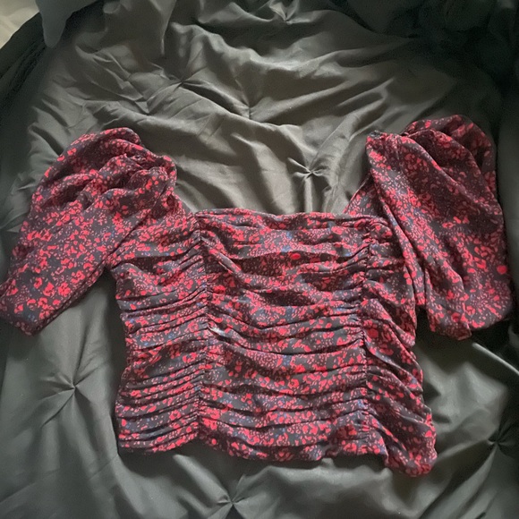 Dynamite bubble sleeve blouse - Picture 2 of 3